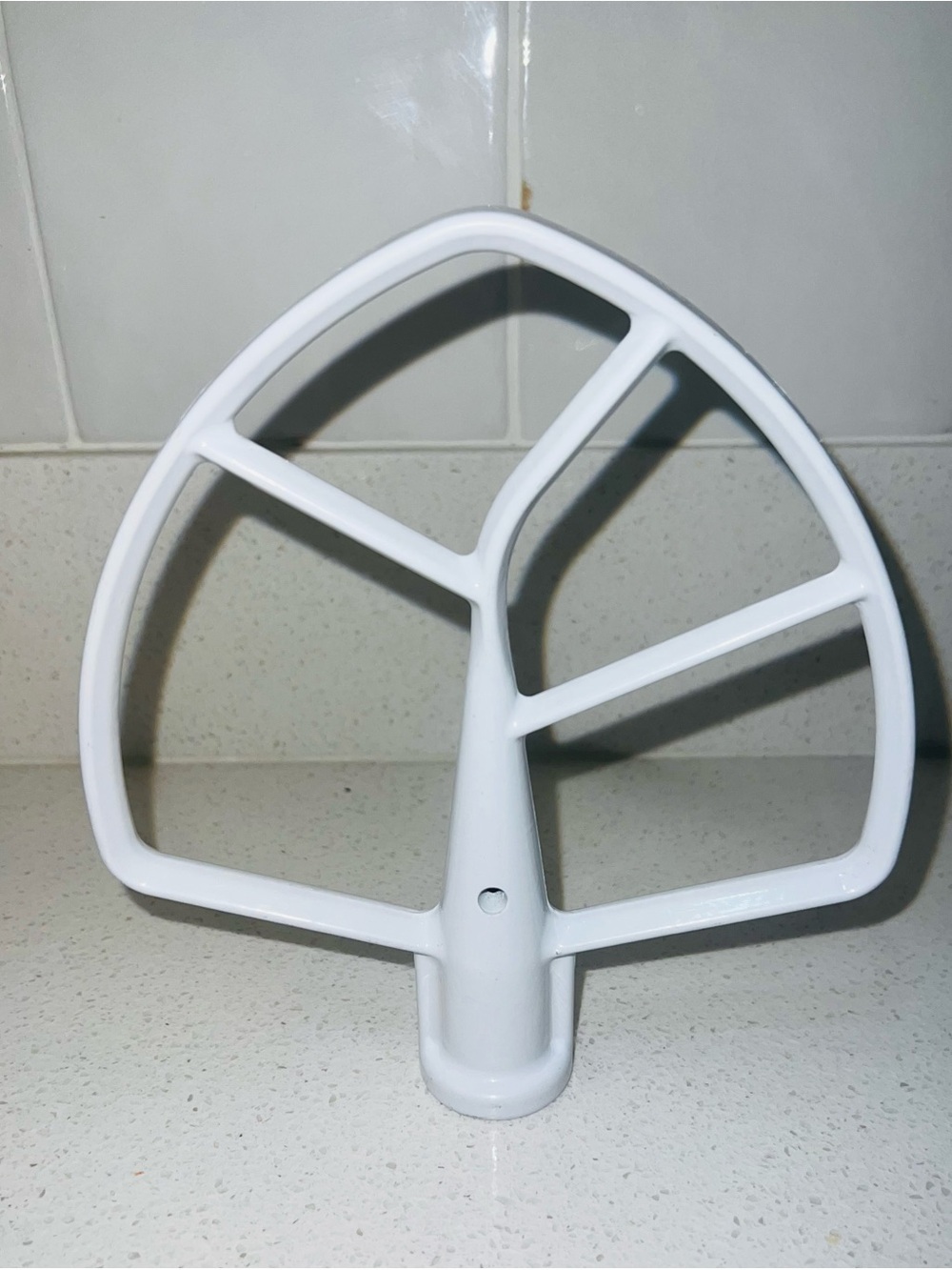 White Stand Mixer Flat Beater Paddle Attachment